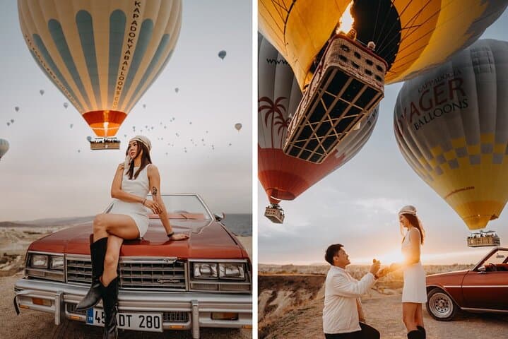 Cappadocia Sunrise Photoshoot with Hot Air Balloons — Private Göreme Session photo 4