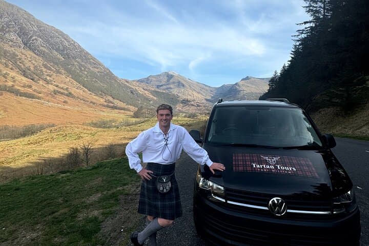 Half-Day Glencoe & Glen Nevis Tour from Fort William — Ben Nevis Views, Waterfalls & History