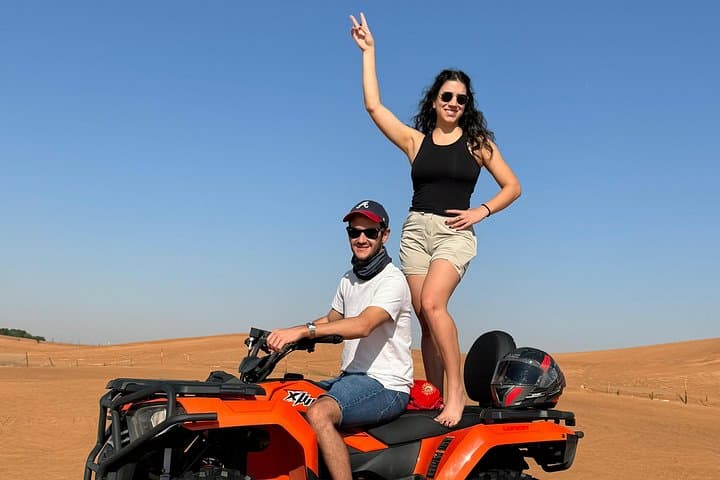 Dubai Morning Desert Safari with Quad Bike — Shared Dune Adventure