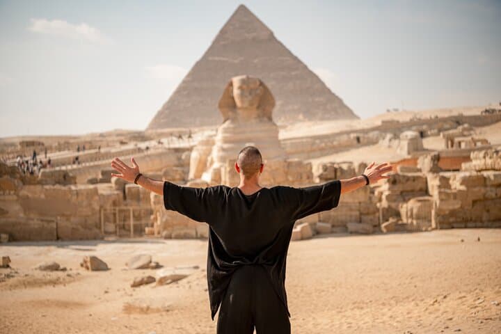 Giza Pyramids Tour: Camel Ride & Iconic Jumping Horse Photo Experience photo 5