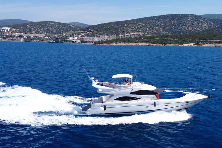 Private Six-Hour Motoryacht Charter in Bodrum — Swim Bays, Snorkel & Lunch at Kara Ada