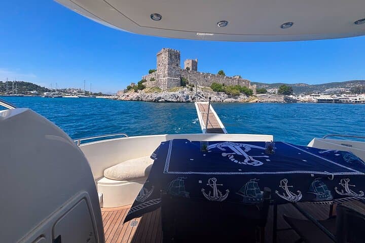 Private Six-Hour Motoryacht Charter in Bodrum — Swim Bays, Snorkel & Lunch at Kara Ada photo 3
