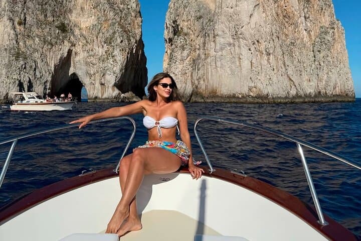 Capri Private Gozzo Boat Tour: Blue Grotto, Faraglioni & Coastal Caves photo 5