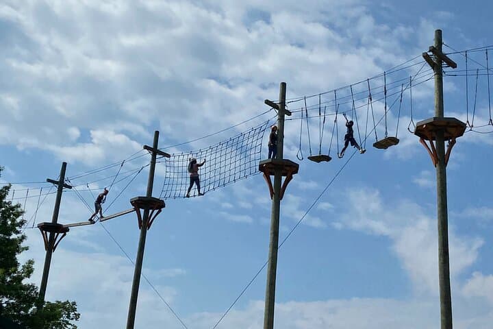 Skybound Challenges: Basecamp Aerial Ropes Course in Moundsville, WV