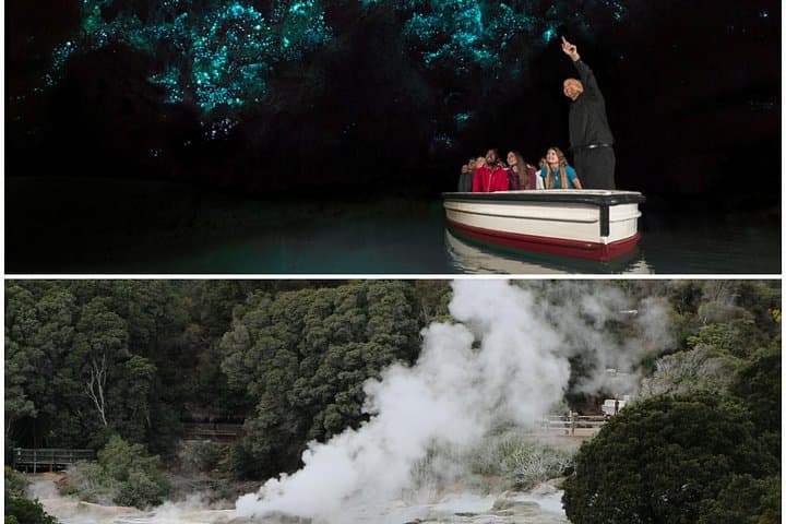Rotorua and Waitomo Day Trip from Auckland: Geysers, Māori Culture & Glowworm Caves photo 1
