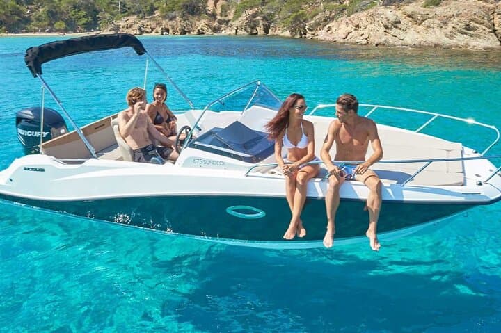 Private Boat Tour of Sant Antoni de Portmany Bay: Hidden Coves, Snorkel & Paddleboard photo 2