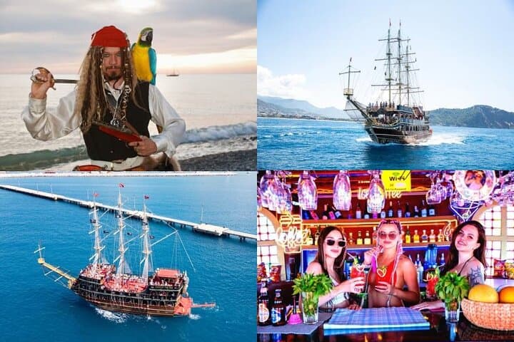 Alanya Pirate Boat Trip: Swim Stops, Sea Caves & Lunch Cruise photo 4