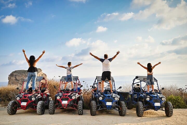 Gozo Buggy Adventure: Full-Day Off-Road Tour with Boat Ride to Dwejra and Ramla Bay