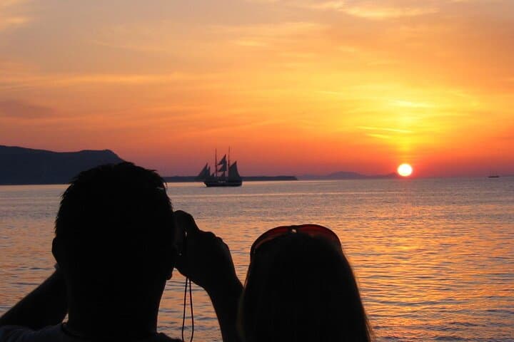 Santorini Sunset Cruise: Caldera Sail, Hot Springs & Volcano Visit photo 3