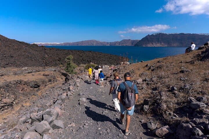 Santorini Sunset Cruise: Caldera Sail, Hot Springs & Volcano Visit photo 4
