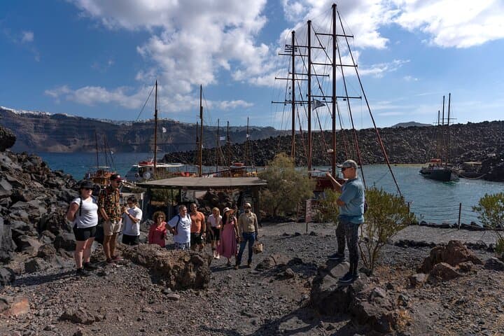 Santorini 3 Islands Sailing: Volcano Hike, Hot Springs & Thirassia Escape photo 3