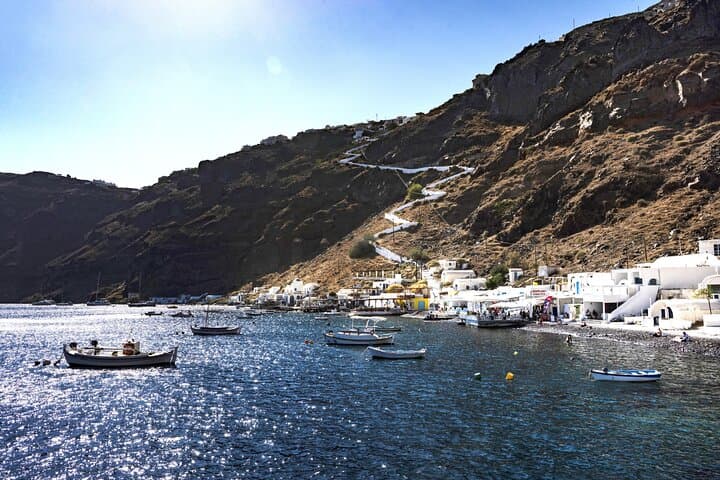 Santorini 3 Islands Sailing: Volcano Hike, Hot Springs & Thirassia Escape photo 6