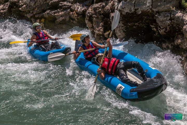 Verdon Gorge Whitewater Kayaking: 15km Guided Rapids from Castellane
