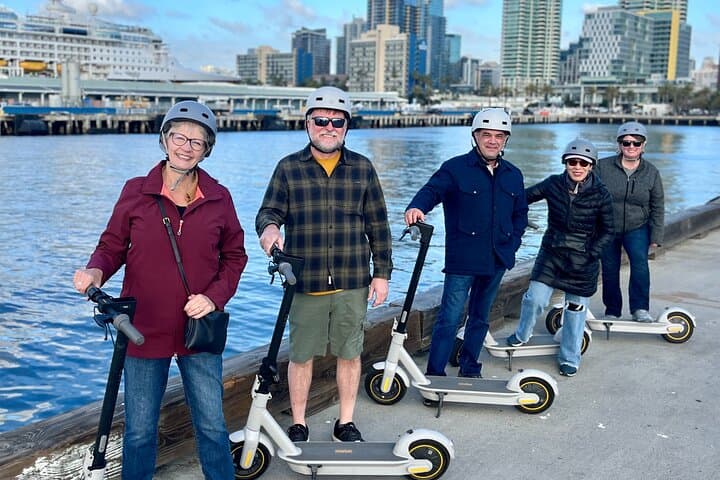 San Diego Electric Scooter Waterfront Tour from Liberty Station