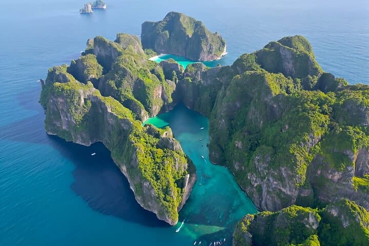 Phi Phi & Khai Island Speed Catamaran: Maya Bay Snorkel, Monkeys & Sunset from Phuket