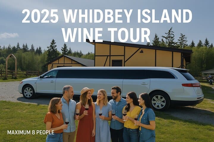 Private Whidbey Island Wine Tour from Seattle — 7-Hour Luxury Limousine Experience