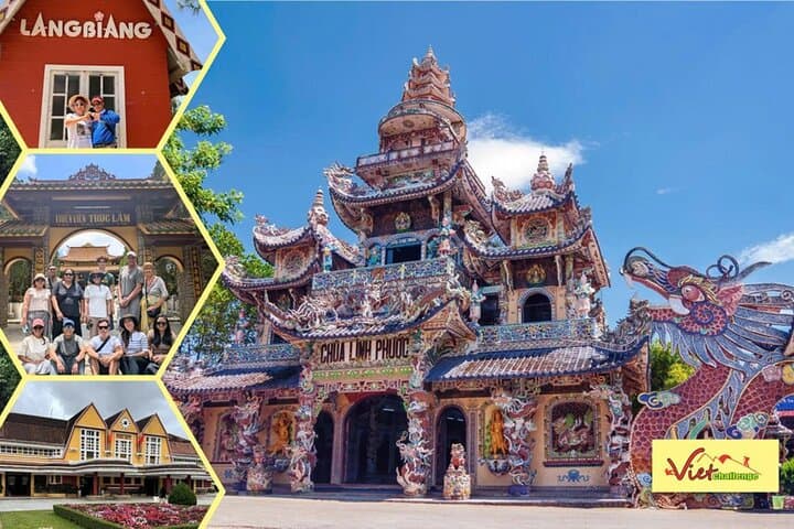 Dalat Top Attractions Day Tour: Crazy House, Datanla Waterfall & Langbiang