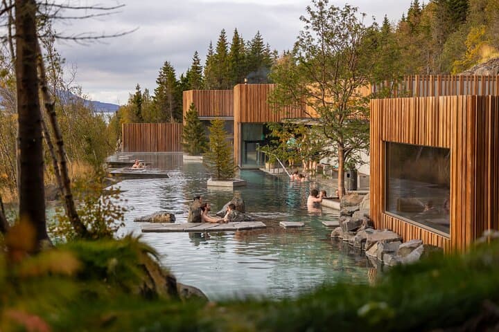 Forest Lagoon Geothermal Spa near Akureyri — Tickets with Towel & Drink
