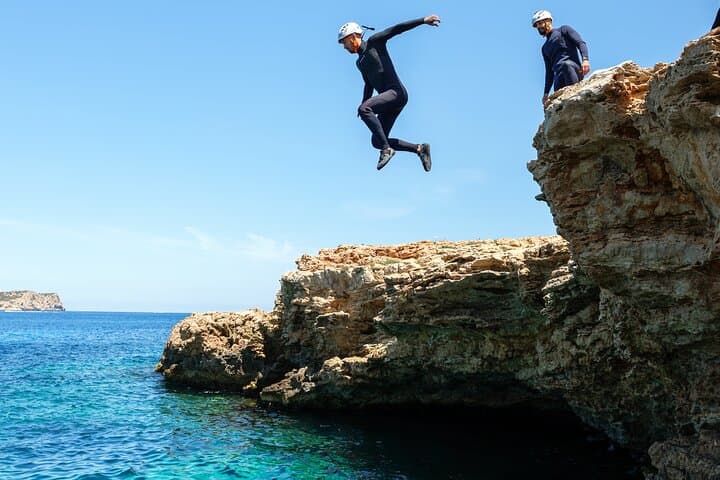 Coasteering in Ibiza: Guided Coastal Cliffs, Caves & Sea Jumps
