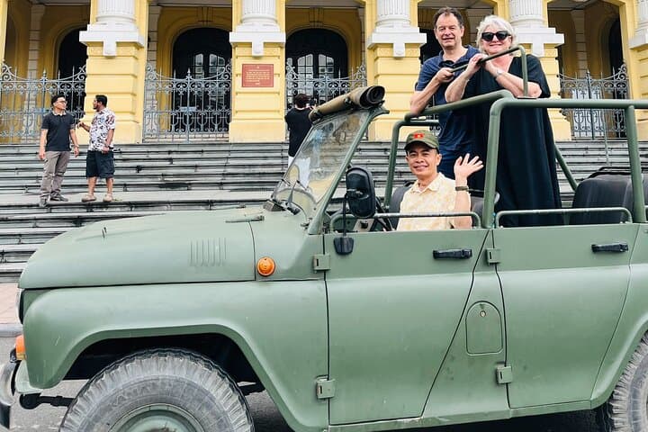 Hanoi Jeep Tour: Half-Day Old Quarter, Train Street & Local Eats photo 2