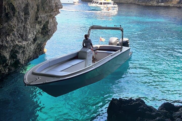 Full-Day Malta Speedboat Charter — Blue Lagoon, Caves & St. Paul's Islands