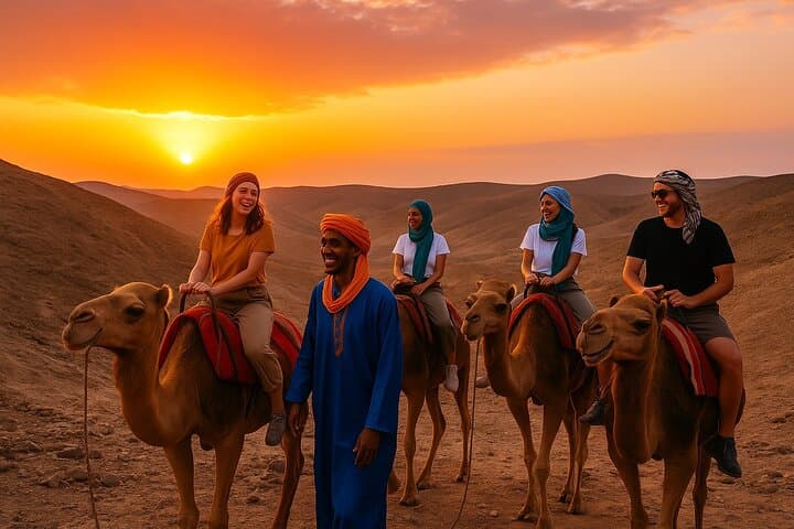 Agafay Desert Sunset: Quad Biking, Camel Ride & Moroccan Dinner with Fire Show photo 5