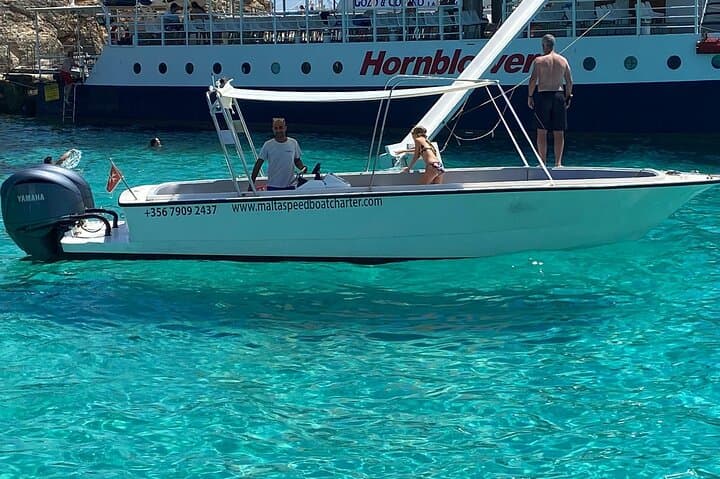 Half-Day Malta Speedboat Charter: Blue Lagoon, Comino & Coastal Caves photo 5