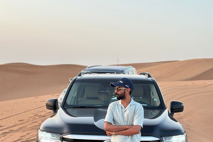 Dubai Desert Safari: Evening Dune Bashing, Camel Ride & BBQ Camp Experience