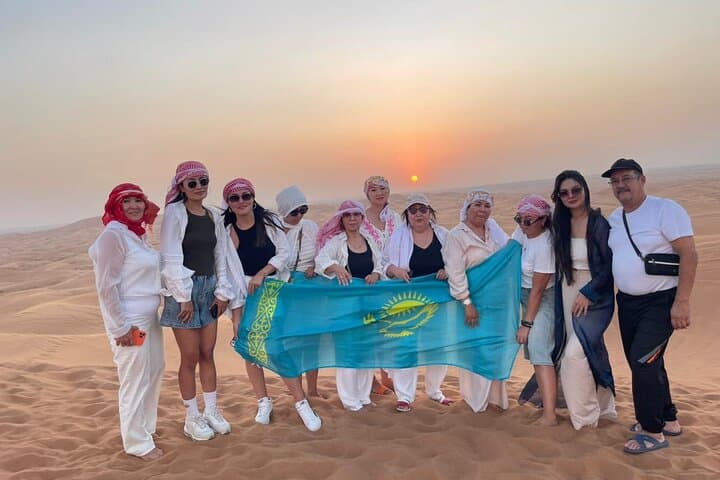Evening Desert Safari in Dubai: Red Dune Dune-Bashing, Camel Rides & Bedouin Camp