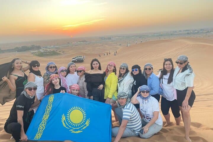 Dubai Morning Desert Safari: Dune Bashing, Camel Ride & Sandboarding photo 1