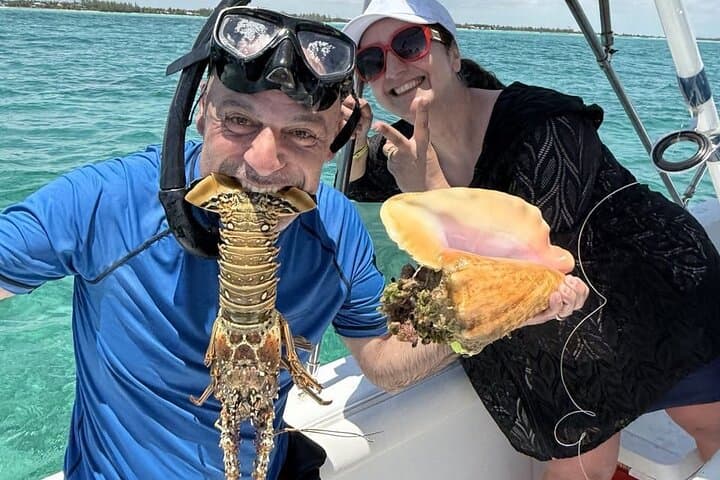Catch-and-Cook Boat Tour in Freeport — Fishing, Snorkeling & Beach BBQ photo 1