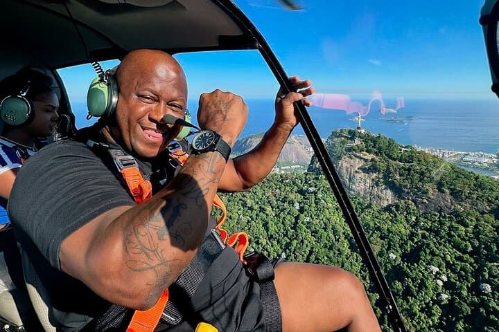 Rio de Janeiro Doors-Off Helicopter Tour to Christ the Redeemer (Day & Sunset Flights) photo 3
