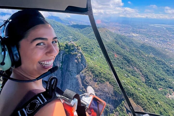 Rio de Janeiro Doors-Off Helicopter Tour to Christ the Redeemer (Day & Sunset Flights)