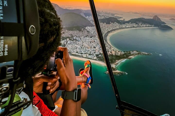Rio de Janeiro Doors-Off Helicopter Tour to Christ the Redeemer (Day & Sunset Flights) photo 2