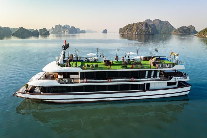 Halong Bay Full-Day Cruise: Sung Sot Cave, Kayaking & Titov Island photo 1