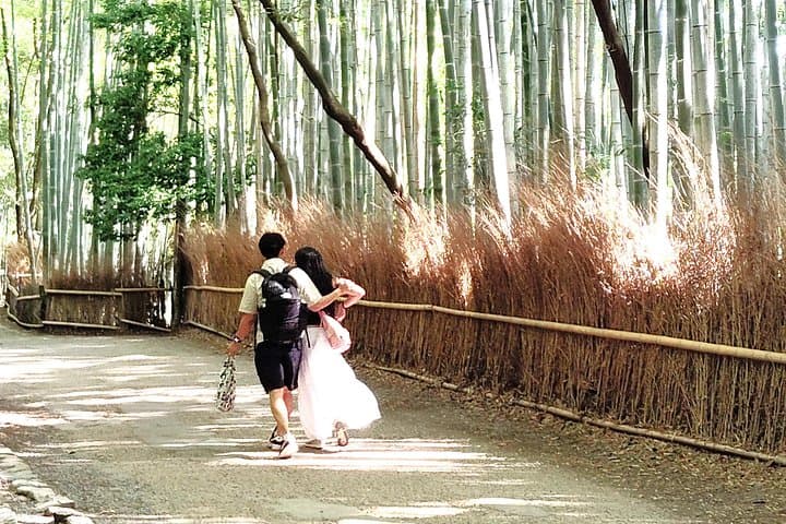 Serene Morning Walk in Arashiyama Bamboo Grove — Kyoto Dawn Tour photo 1