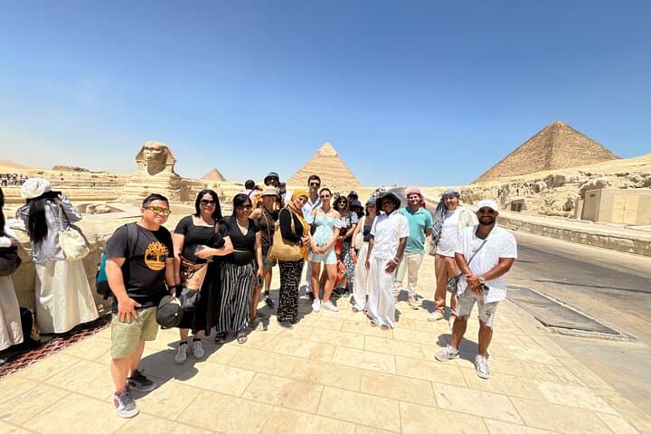 Giza Pyramids Half-Day Group Tour — Great Pyramid, Khafre & the Sphinx