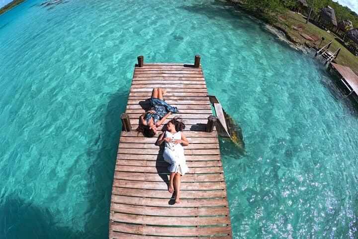 Secret Sail in Bacalar Lagoon: Stromatolites, Cenotes & Beach Club Picnic photo 5
