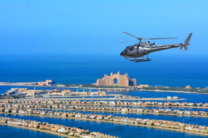 Dubai Helicopter Tour Over Palm Jumeirah & Burj Khalifa — Private Transfers Included photo 2