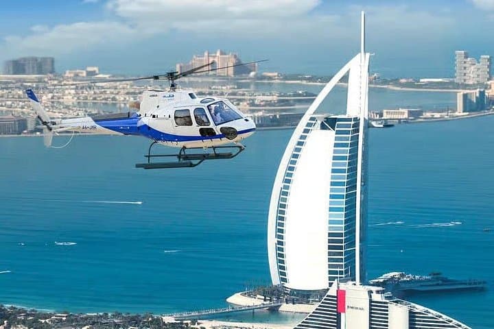 Dubai Helicopter Tour Over Palm Jumeirah & Burj Khalifa — Private Transfers Included photo 3
