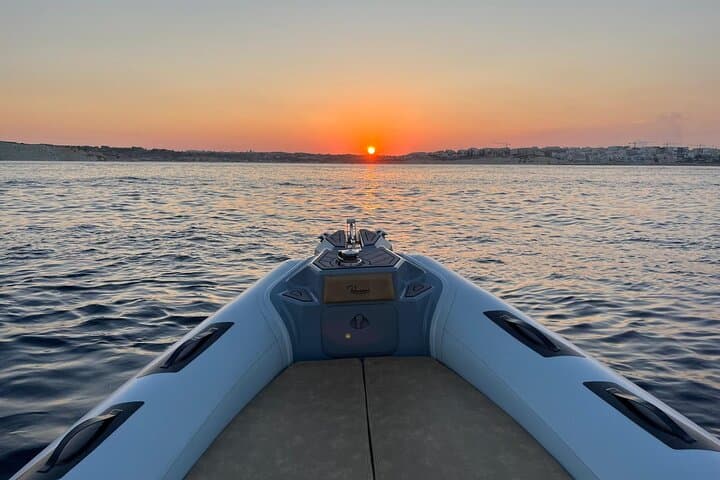 Private Sunset Boat Charter to Comino & Blue Lagoon from Sliema