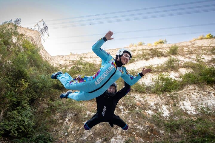 Fly in a Chalk Quarry: Outdoor Wind Tunnel Skydiving in Kent photo 3