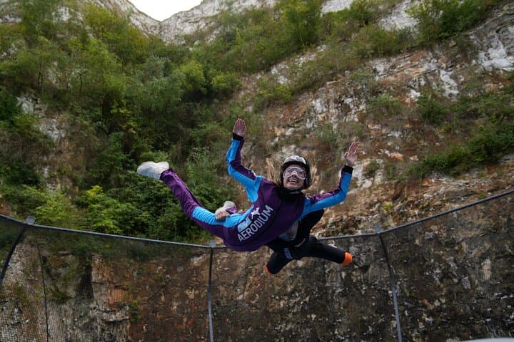 Fly in a Chalk Quarry: Outdoor Wind Tunnel Skydiving in Kent photo 2