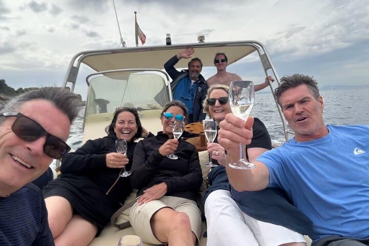 Sorrento Sunset Boat Cruise with Prosecco, Limoncello & Swim Stop photo 3