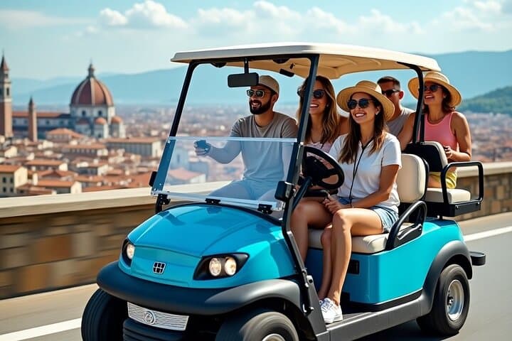 Florence in 60 Minutes: Electric Golf Cart City Tour with Multilingual Guide photo 1