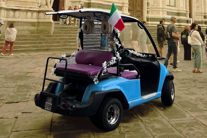 Florence in 60 Minutes: Electric Golf Cart City Tour with Multilingual Guide photo 2