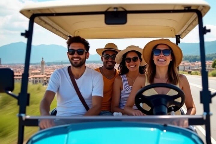 Florence in 60 Minutes: Electric Golf Cart City Tour with Multilingual Guide photo 3