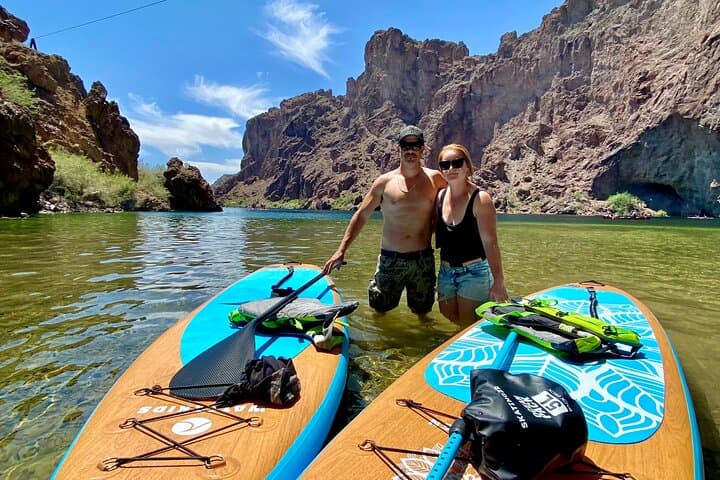 Explore Emerald Cave by Paddleboard: Private Tour from Willow Beach