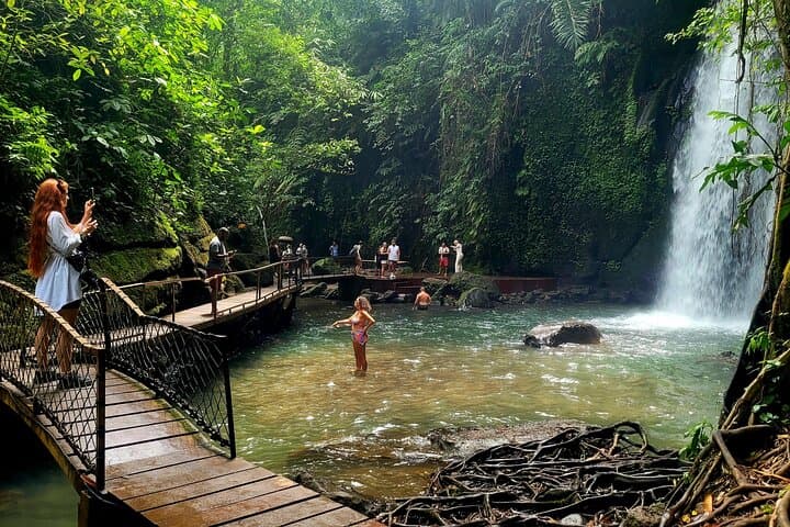 Half-Day Ubud Rice Terrace Tour with Waterfall, Swing and Zipline
