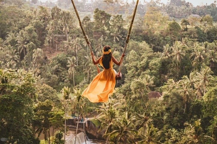 Half-Day Ubud Rice Terrace Tour with Waterfall, Swing and Zipline photo 6